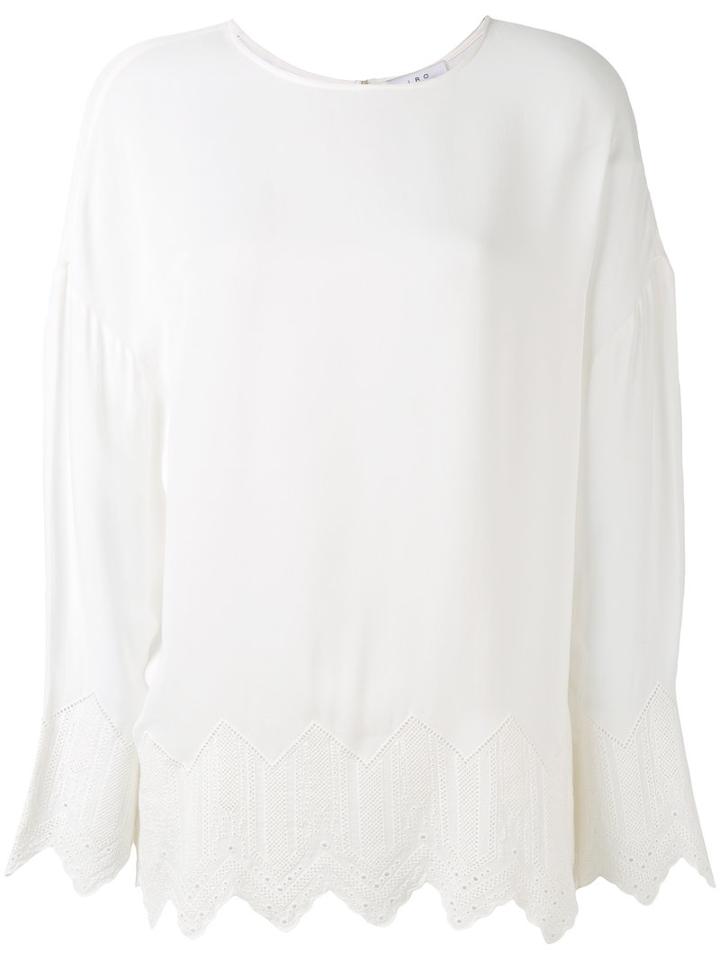 Iro - Carsie Blouse - Women - Viscose - 36, White, Viscose