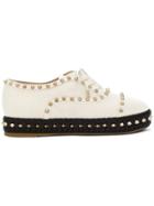 Charlotte Olympia Studded Platform Shoes - White