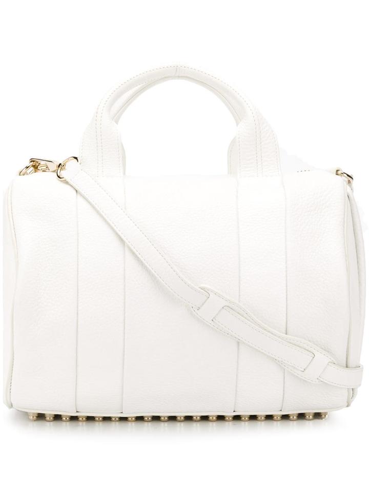 Alexander Wang Studded Barrel Bag - White
