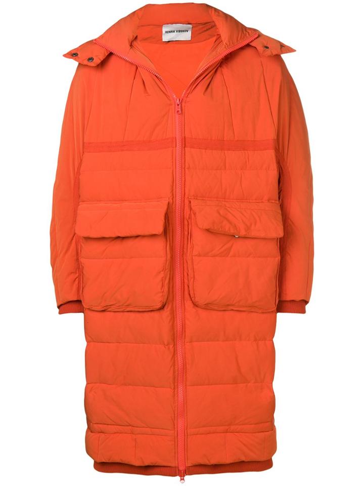 Henrik Vibskov Thermo Padded Coat - Orange