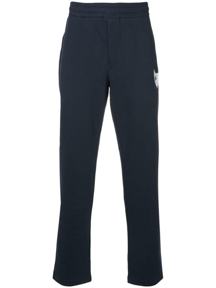 Ck Calvin Klein Embroidered Dog Track Pants - Blue