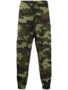 Marcelo Burlon County Of Milan Camouflage Print Track Pants - Green