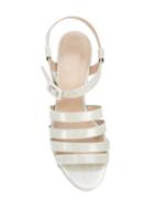 Maryam Nassir Zadeh Strappy Ankle Buckle Sandal - Grey