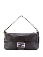 Fendi Pre-owned 1990's Baguette Shoulder Bag - Brown