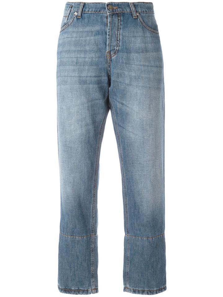 Marni Cropped Jeans - Blue