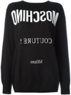 Moschino Backwards Intarsia Sweater