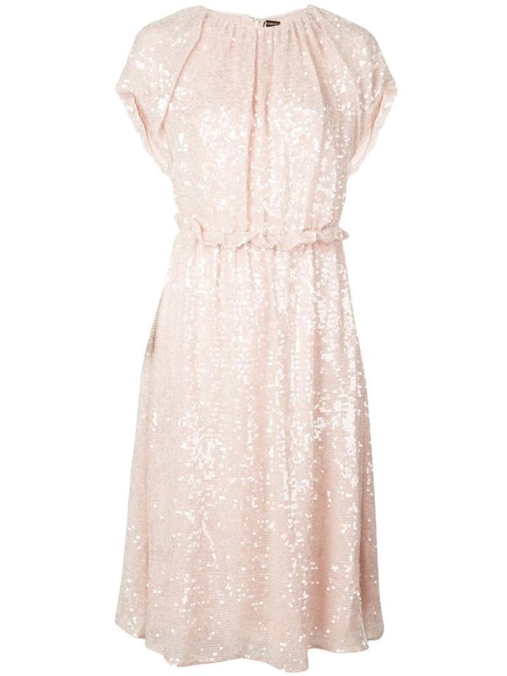 Adam Lippes Sequined Midi Dress - Pink