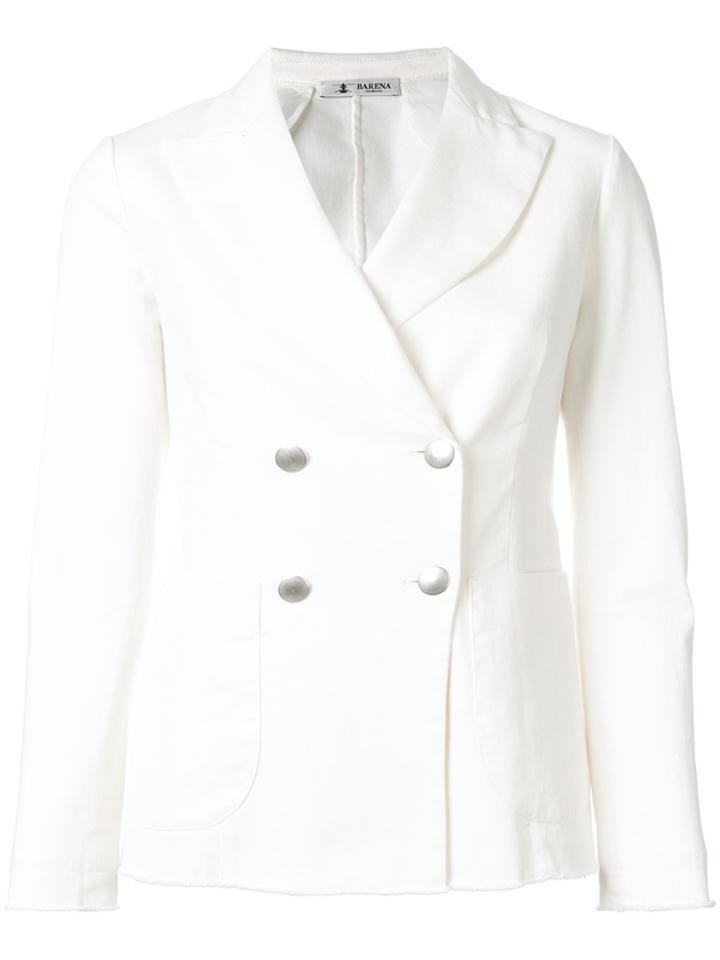 Barena Fitted Blazer - White