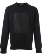 Alexander Mcqueen 9 Patch Sweatshirt, Men's, Size: Medium, Black, Cotton