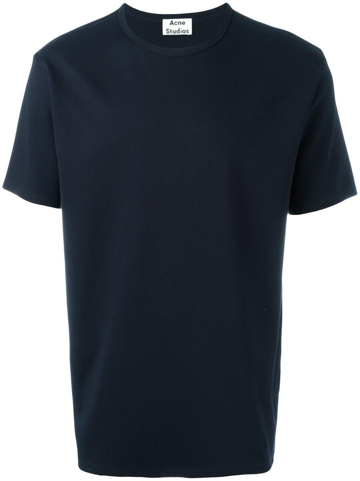 Acne Studios Niagara Tech T-shirt, Men's, Size: Small, Blue, Nylon/spandex/elastane/viscose