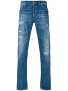 Dondup Faded Distressed Jeans - Blue