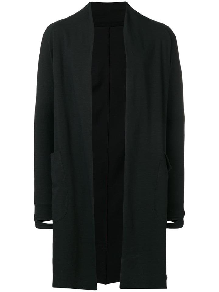 Devoa Long Cardigan - Black