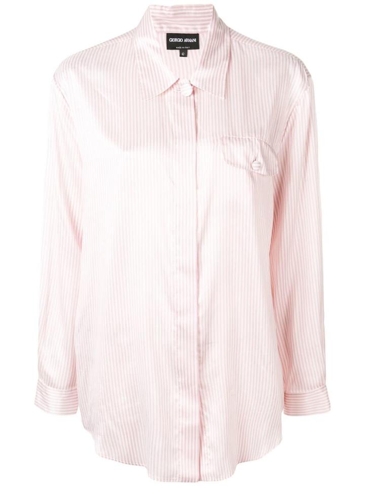 Giorgio Armani Striped Shirt - Pink