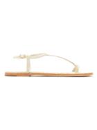 Osklen Pirarucu Flat Sandals - White