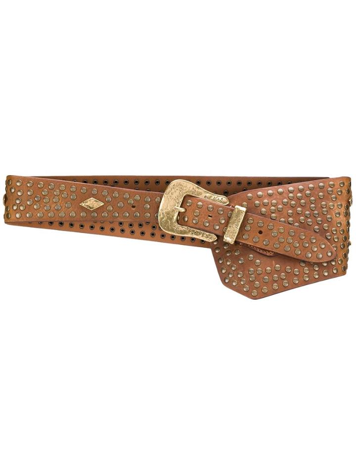 Isabel Marant Lowli Studded Belt - Brown