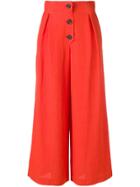 Isa Arfen Buttoned Culottes - Orange