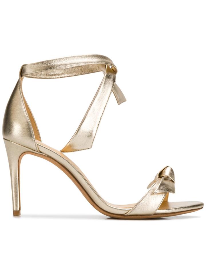 Alexandre Birman Clarita 75 Metallic Sandals - Gold