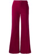 See By Chloé Corduroy Flared Trousers - Purple