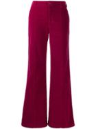 See By Chloé Corduroy Flared Trousers - Purple