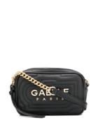 Gaelle Bonheur Chain Logo Cross Body Bag - Black