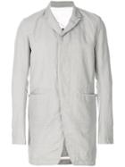 Taichi Murakami - Front Pocket Work Blazer - Men - Ramie/polyethylene - 7, Grey, Ramie/polyethylene