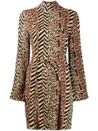 Nanushka Animal Print Dress - Neutrals