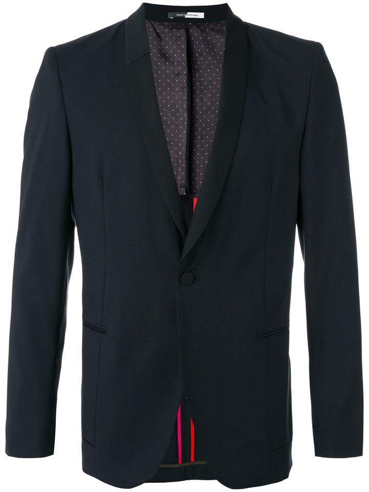 Ps By Paul Smith - Shawl Lapel Blazer - Men - Viscose/mohair/wool - 48, Black, Viscose/mohair/wool