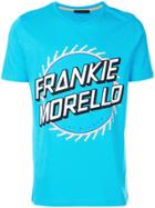 Frankie Morello Short Sleeved Logo T-shirt - Blue