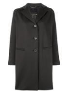 Etro Classic Coat, Women's, Size: 44, Grey, Polyester/acetate/wool