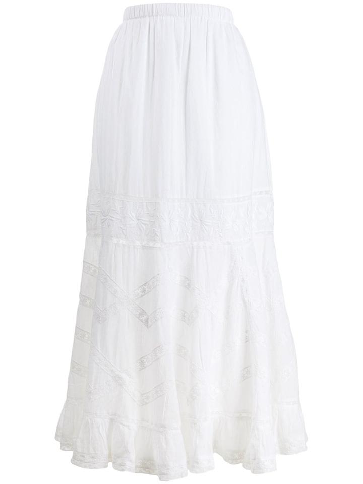 Love Shack Fancy Ali Skirt - White