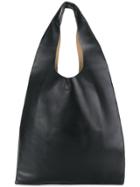 Maison Margiela Shopper Leather Tote Bag - Black