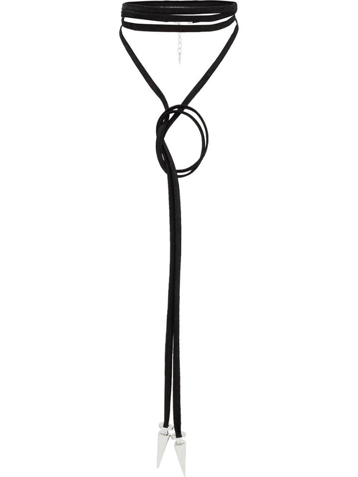 Junya Watanabe Wraparound Style Necklace - Black