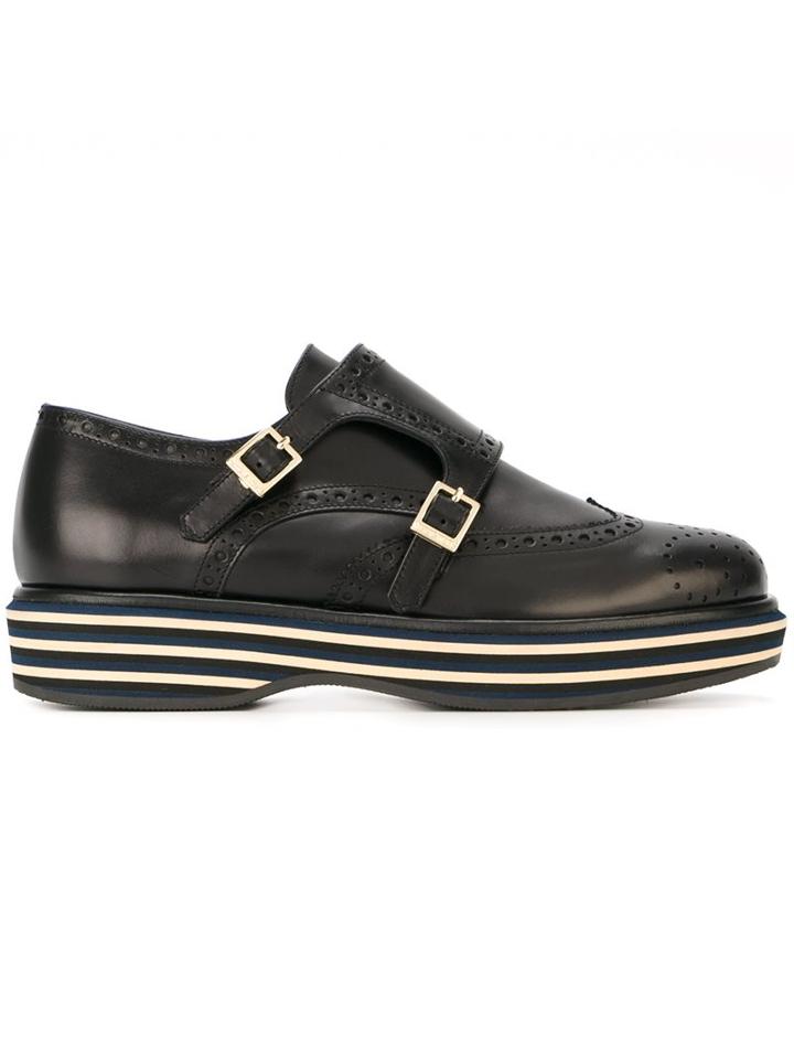 Paloma Barceló Monk Strap Platform Brogues