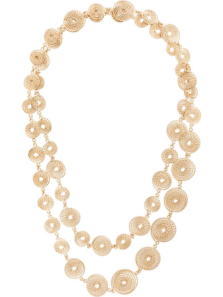 Rosantica Spiral Chain Necklace - Metallic
