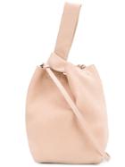 Theory Bucket Asymmetric Shoulder Bag - Pink & Purple
