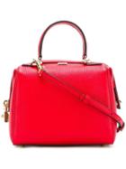 Dolce & Gabbana Mini 'miss Sicily' Bowler Tote, Women's, Red, Leather/brass