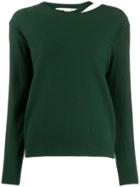 Stella Mccartney Split-neck Boiled Sweater - Green