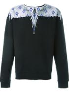 Marcelo Burlon County Of Milan 'pelarco' Sweatshirt, Men's, Size: Medium, Black, Cotton