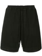 Bassike Washed Drill Shorts - Black