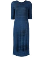 Raquel Allegra Tie-dye Print Midi Dress