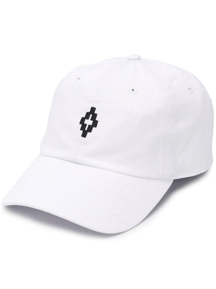 Marcelo Burlon County Of Milan Embroidered Logo Baseball Cap - White