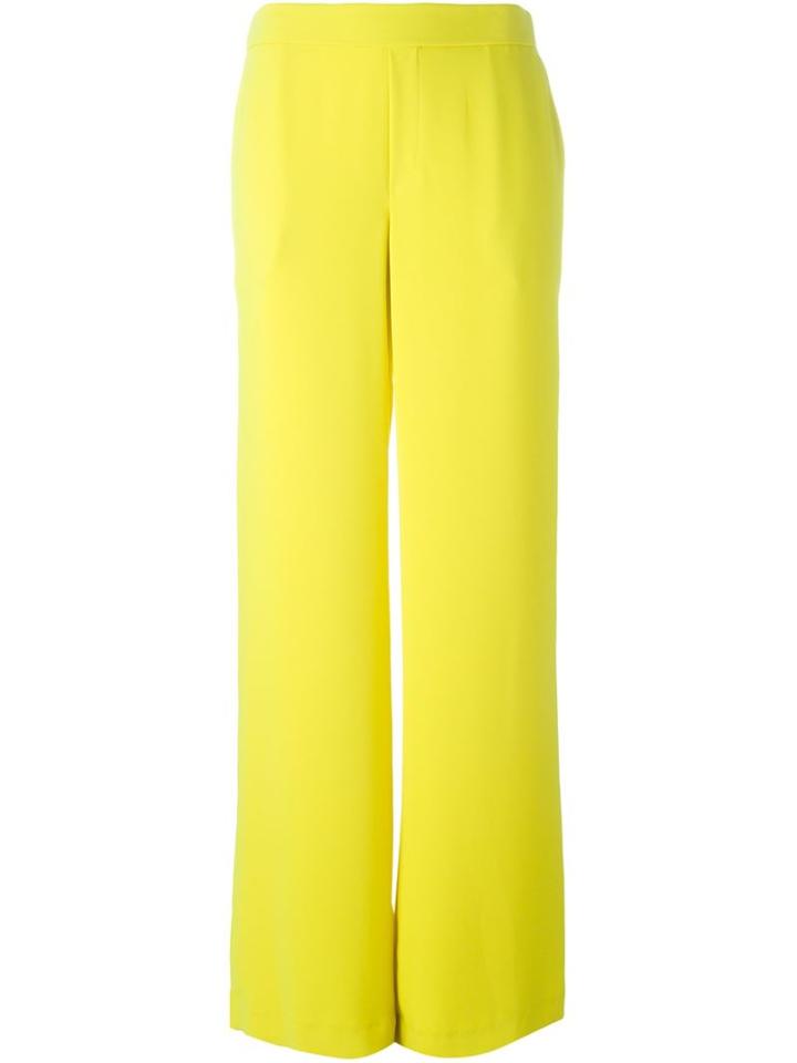 P.a.r.o.s.h. Wide Leg Trousers, Women's, Size: Small, Yellow/orange, Polyester