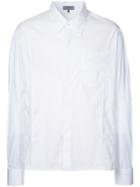 Lanvin Inverted Seam Long Sleeve Shirt - White