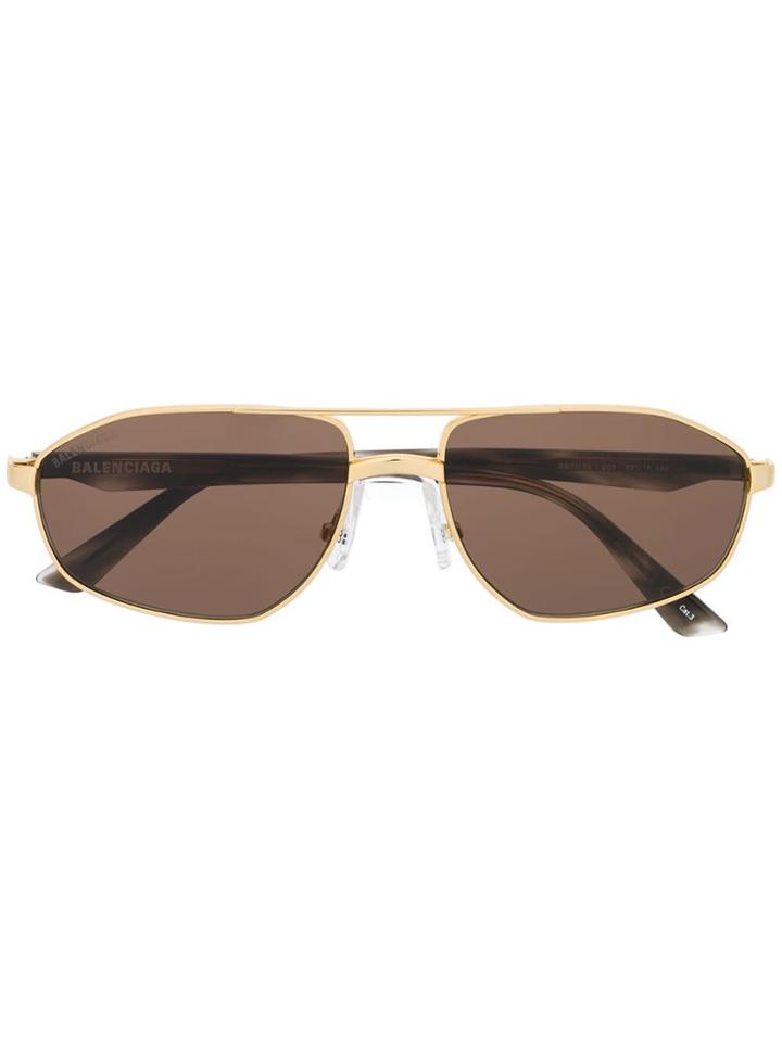 Balenciaga Eyewear Top Bar Sunglasses - Grey