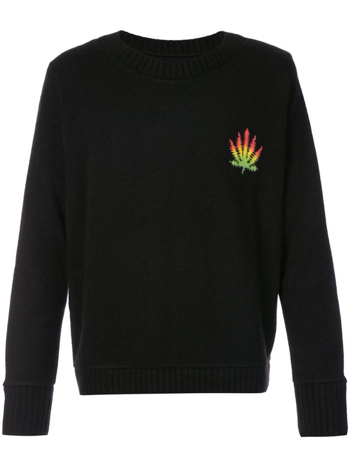 The Elder Statesman Cashmere Chunky Knit Jumper - Black