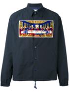 Facetasm - The Last Supper Shirt Jacket - Men - Cotton/polyester - 3, Blue, Cotton/polyester