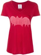 Zoe Karssen Bat Stencil T-shirt - Red