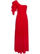 Beaufille Dione Ruffle One-shoulder Dress - Red