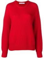 Iro Esquisse Ribbed Knit Sweater - Red