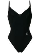 Off-white Logo Patch Swimsuit - Black